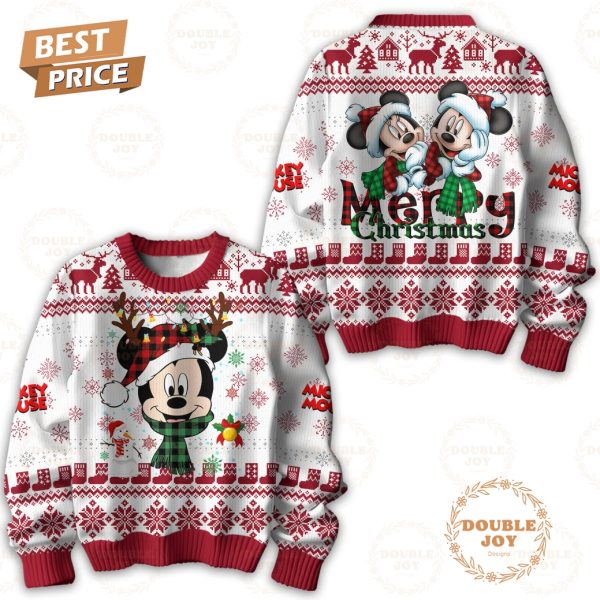 Mickey Mouse Cartoon Merry Christmas Sweater