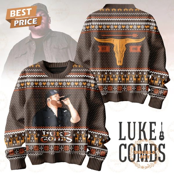 Luke Combs EST 1990 Merry Christmas 2024 Sweater