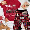 Alabama Crimson Tide Merry Christmas Roll Tide Roll Fleece Pajamas Set