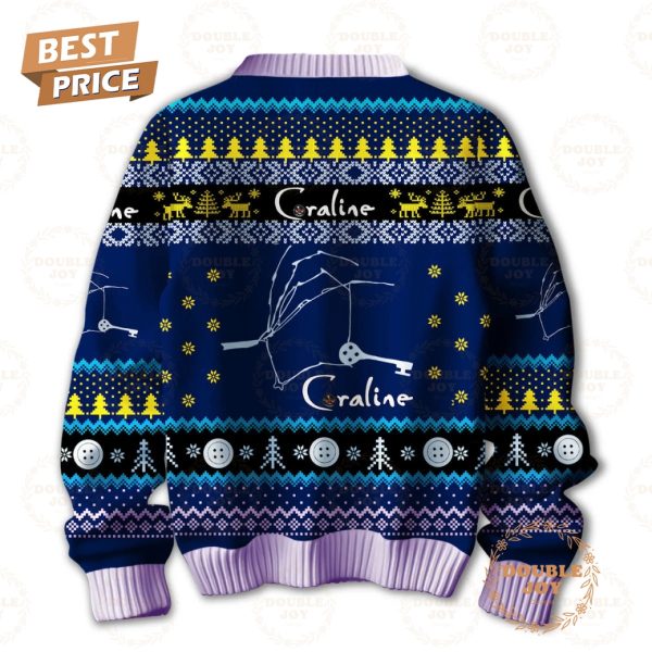 Coraline Film Be Wise Be Brave Be Tricky Christmas Sweater