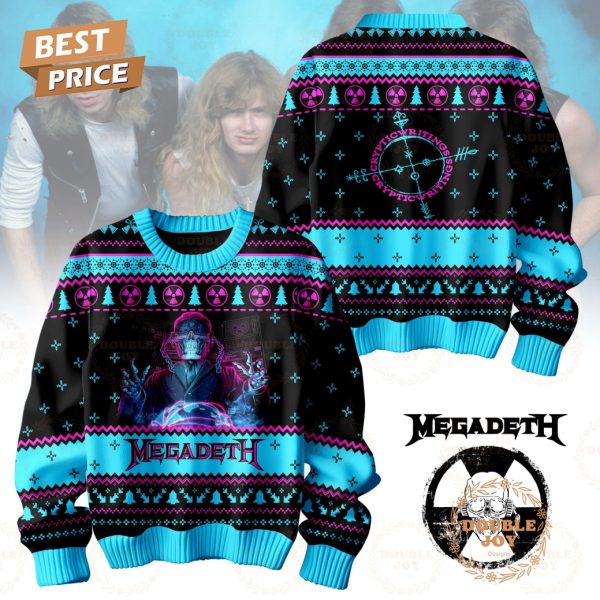 Megadeth Band Cryptic Writings Christmas Sweater