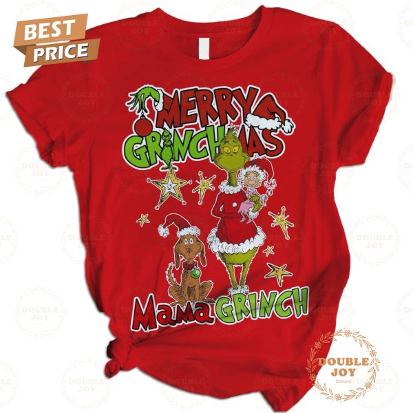 The Grinch Merry Grinchmas Mama Grinch Fleece Pajamas Set – Red