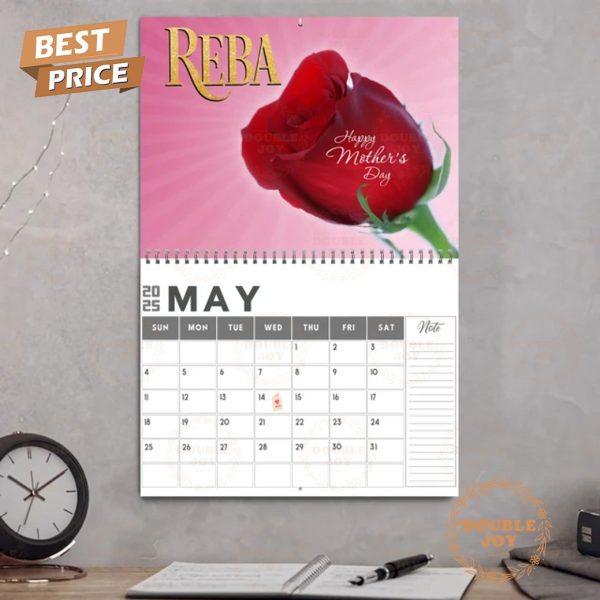 Reba McEntire 2025 Wall Calendar