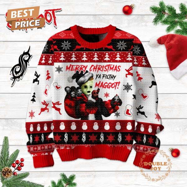 Slipknot Band Merry Christmas Ya Filthy Maggot! Sweater