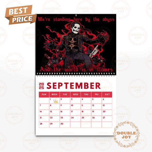 Ghost Band 2025 Wall Calendar