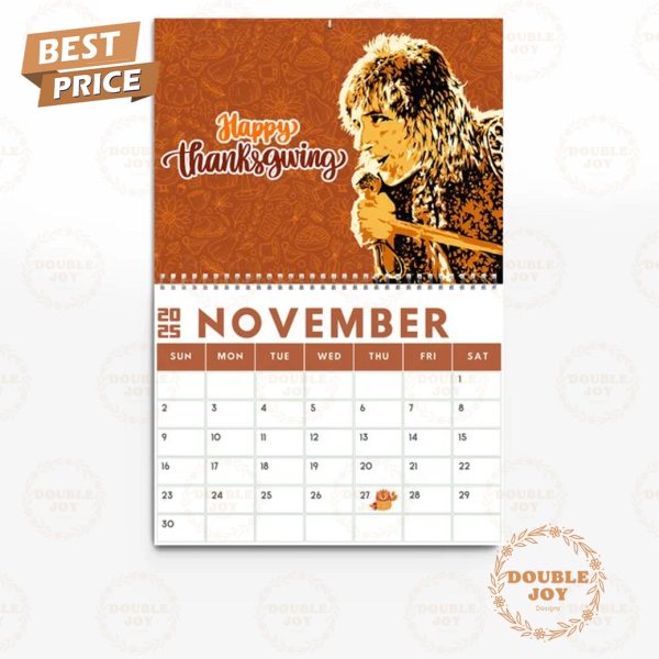 Rod Stewart 2025 Wall Calendar