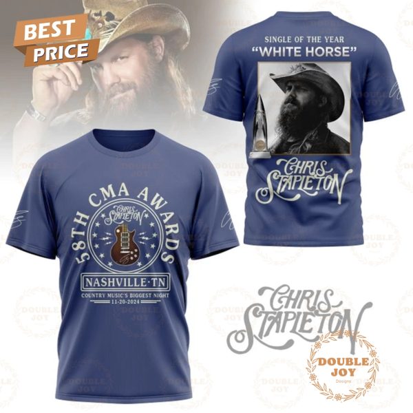 Chris Stapleton 58th Annual CMA Awards Nashville TN Country Music’s Biggest Night, Single Of The Year White Horse T-Shirt, Hoodie