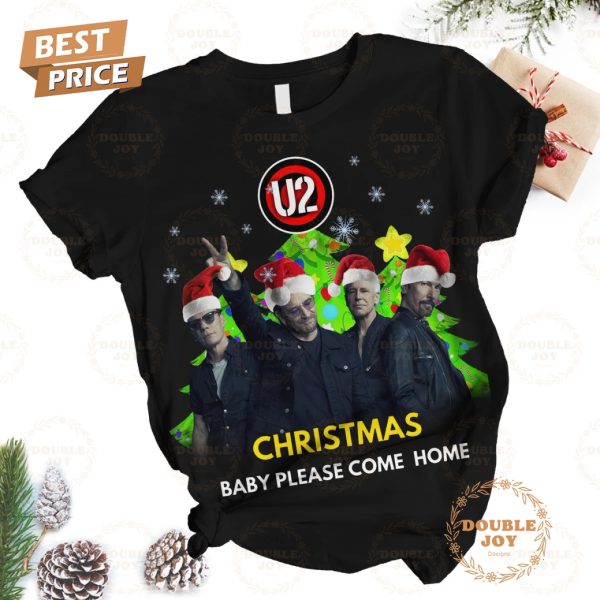 U2 Band Christmas Baby Please Come Home Love Is Bigger Than Anything In Its Way Fleece Pajamas Set