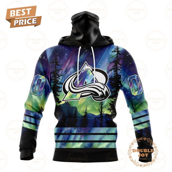 NHL Colorado Avalanche Special Design With Northern Lights 2024 Hoodie