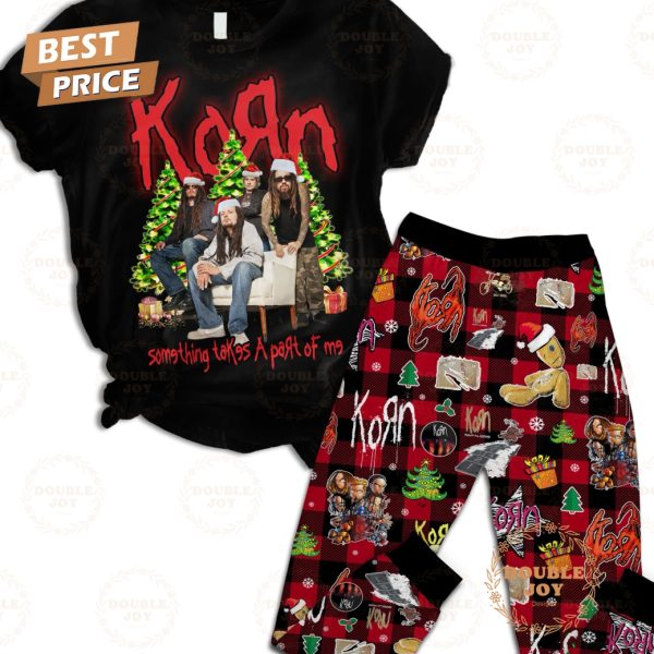 Korn Band Something Takes A Part Of Me Fleece Pajamas Set