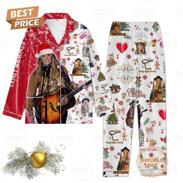 Lainey Wilson Wild Flowers And Wild Horses Merry Christmas Pajamas Set