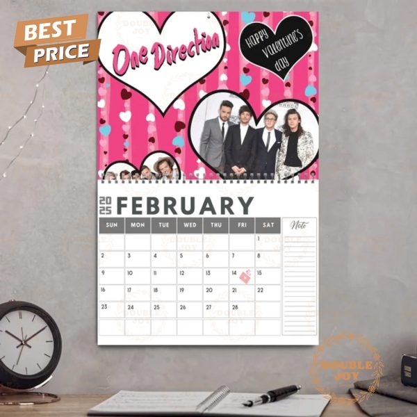 One Direction 2025 Wall Calendar