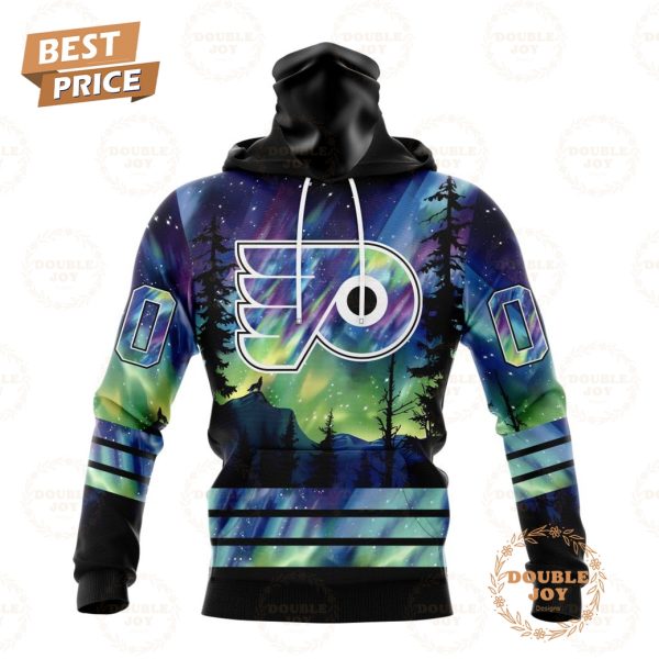 NHL Philadelphia Flyers Special Design With Northern Lights 2024 Hoodie