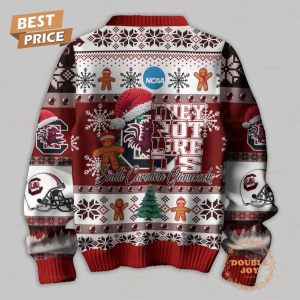 NCAA They Not Like Us South Carolina Gamecocks Merry Christmas Sweater