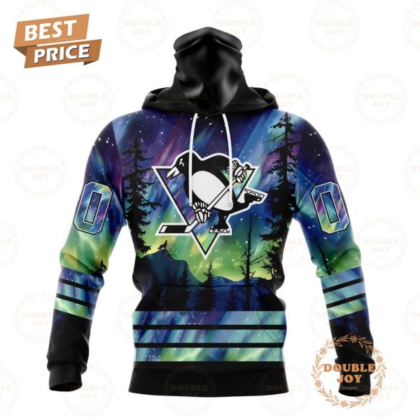 NHL Pittsburgh Penguins Special Design With Northern Lights 2024 Hoodie