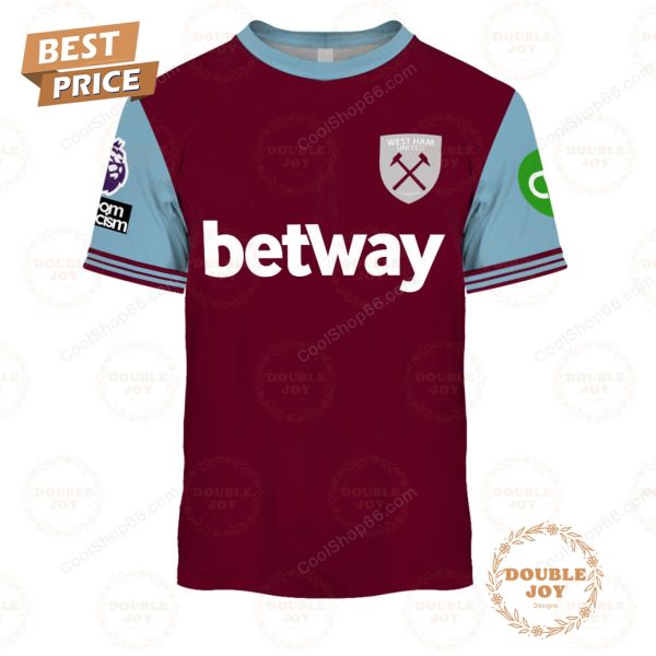 West Ham United F.C Home Jersey Style Hoodie