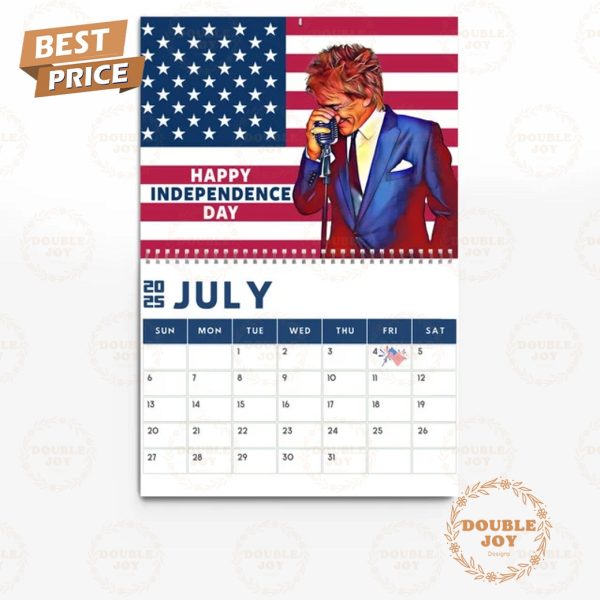 Rod Stewart 2025 Wall Calendar