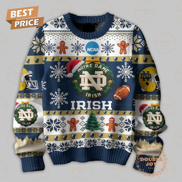 They Not Like Us NCAA Notre Dame Fighting Irish Merry Christmas 2024 Sweater