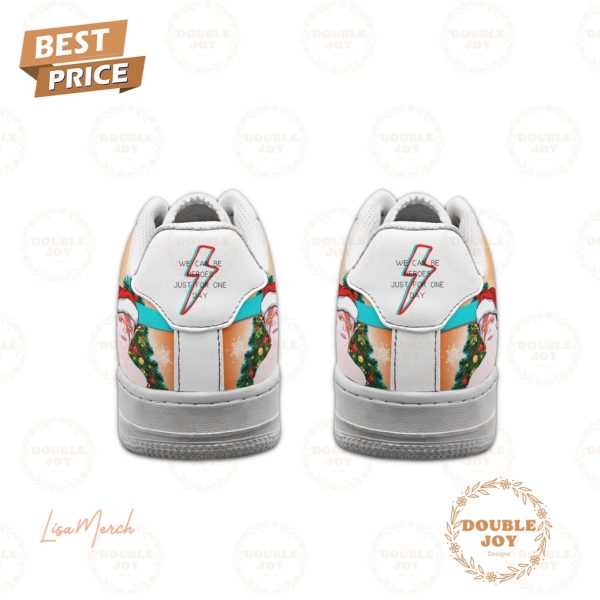 David Bowie Merry Bowiemas Air Force 1 Sneakers