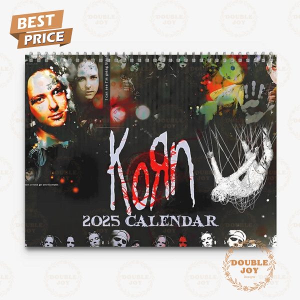 Korn Band 2025 Wall Calendar