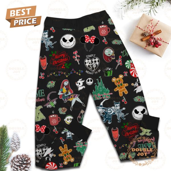 The Nightmare Before Christmas This Is My Disney Christmas Movie Watching Shirt Fleece Pajamas Set