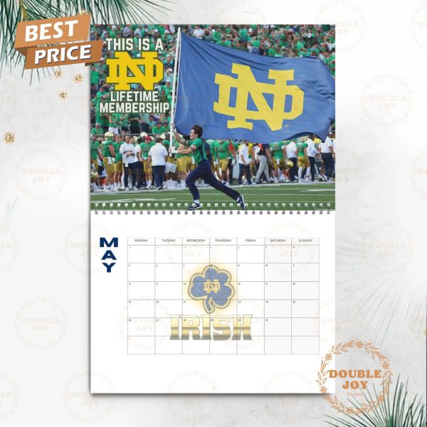 Notre Dame Fighting Irish 2025 Wall Calendar