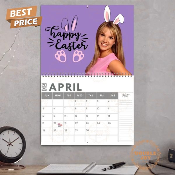 Britney Spears 2025 Wall Calendar