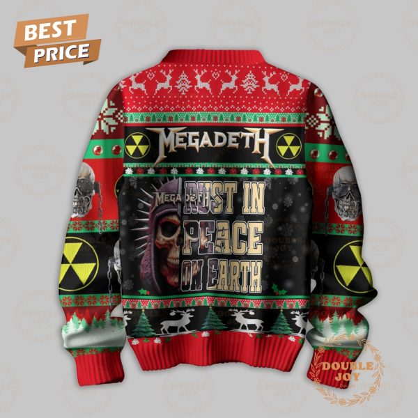 Megadeth Band Rust In Peace On Earth Sweater