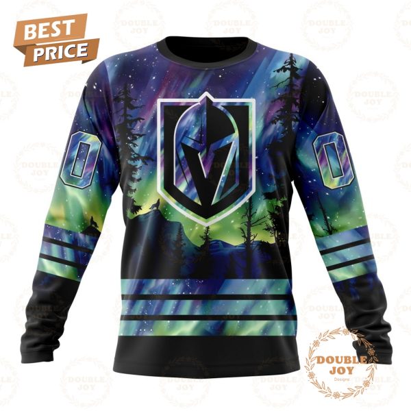 NHL Vegas Golden Knights Special Design With Northern Lights 2024 Hoodie