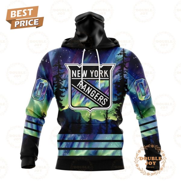 NHL New York Rangers Special Design With Northern Lights 2024 Hoodie