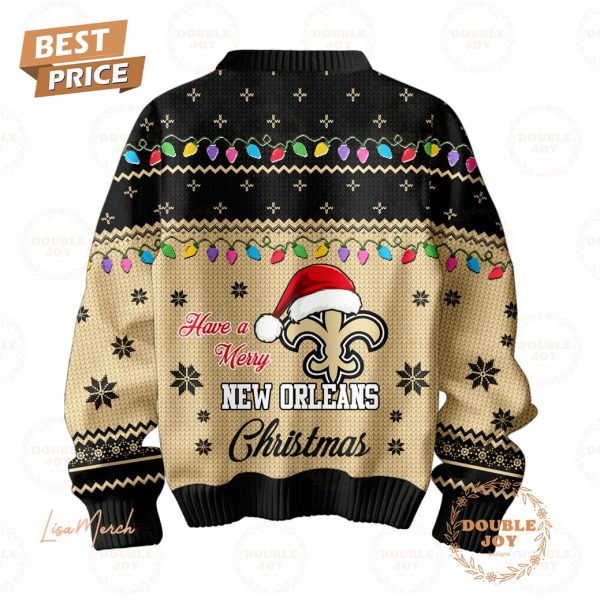 Have A Merry NFL New Orleans Saints Christmas Sweater