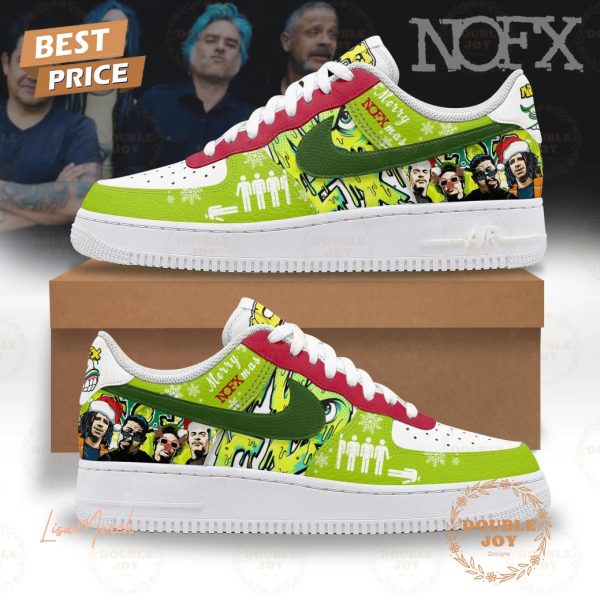 NOFX Rock Band Merry Nofxmas Air Force 1 Sneakers