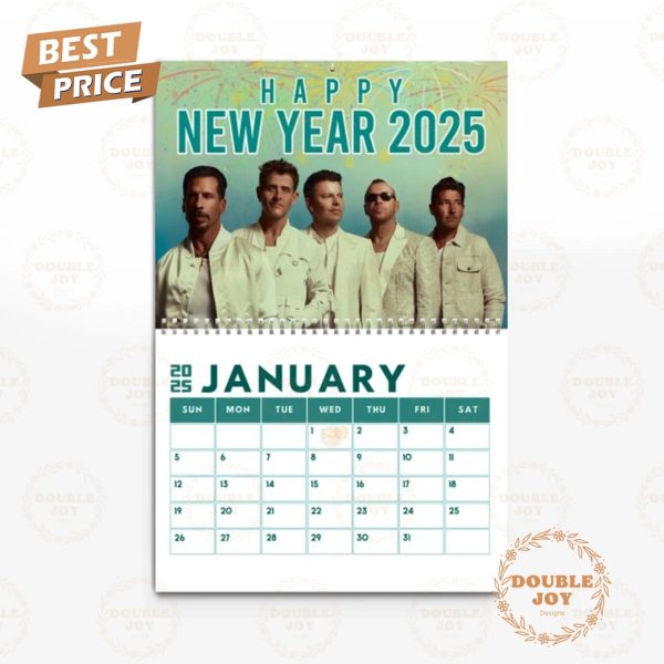 New Kids On The Block 2025 Wall Calendar