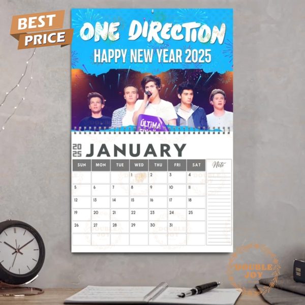 One Direction 2025 Wall Calendar