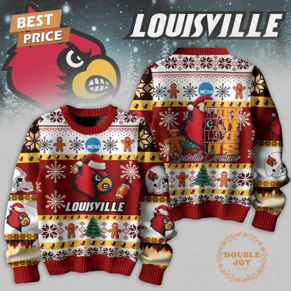 NCAA They Not Like Us Louisville Cardinals Merry Christmas Sweater