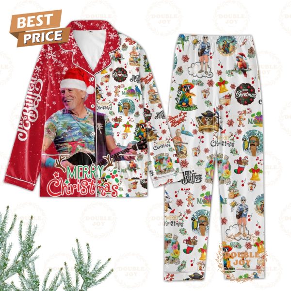 Jimmy Buffett Living My Life Like A Song Merry Christmas Pajamas Set