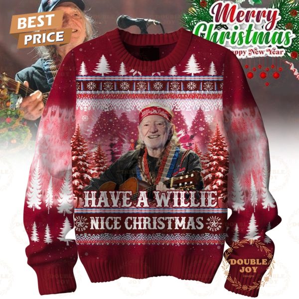 Willie Nelson Have A Willie Nice Christmas Sweater