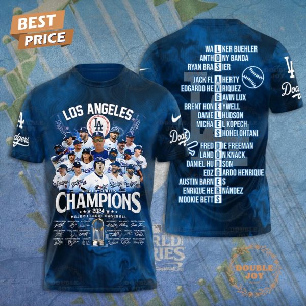 MLB 2024 Los Angeles Dodgers World Series Champions Major League Baseball T-Shirt, Hoodie