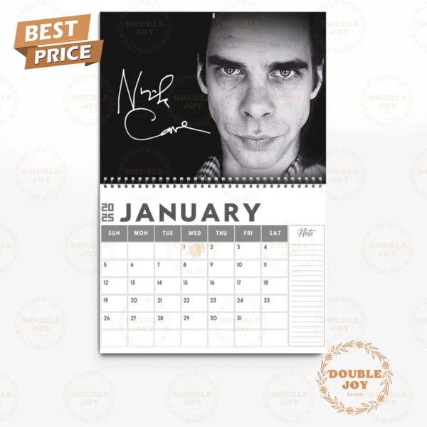 Nick Cave 2025 Wall Calendar