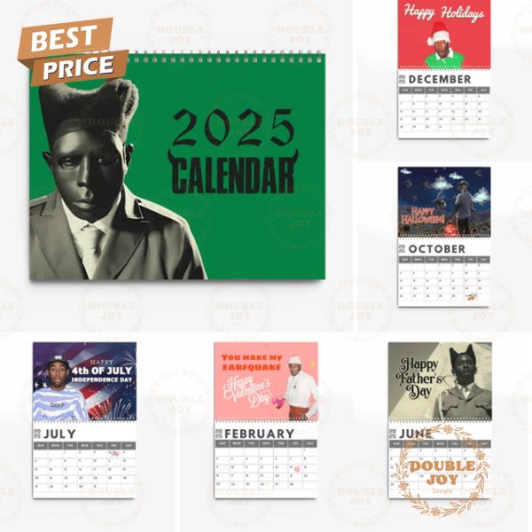 Tyler The Creator 2025 Wall Calendar