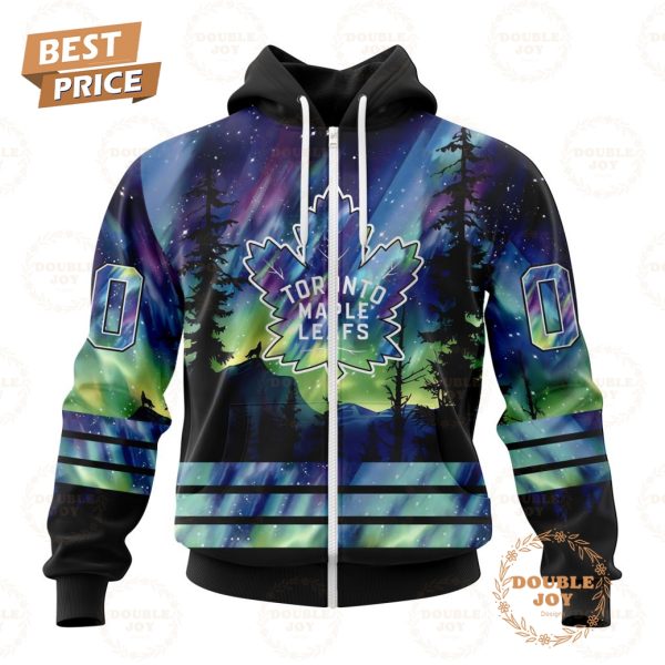 NHL Toronto Maple Leafs Special Design With Northern Lights 2024 Hoodie