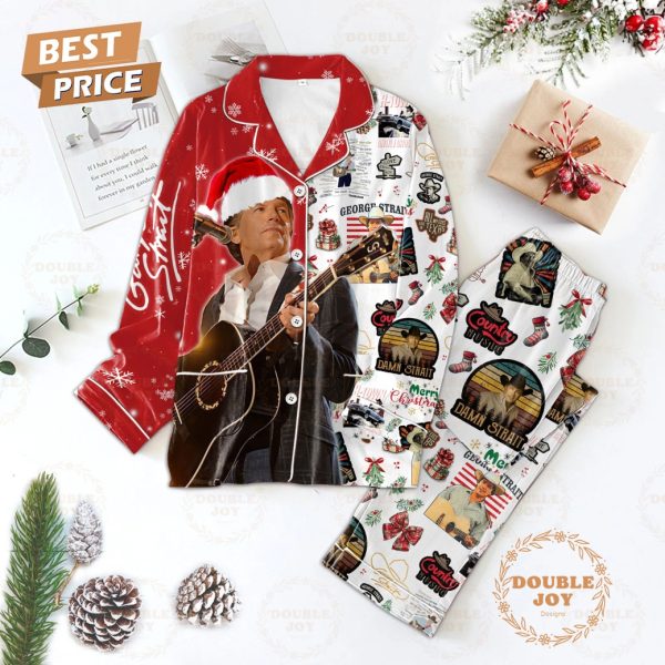 George Strait All My Exes Live In Texas Country Music Merry Christmas Pajamas Set