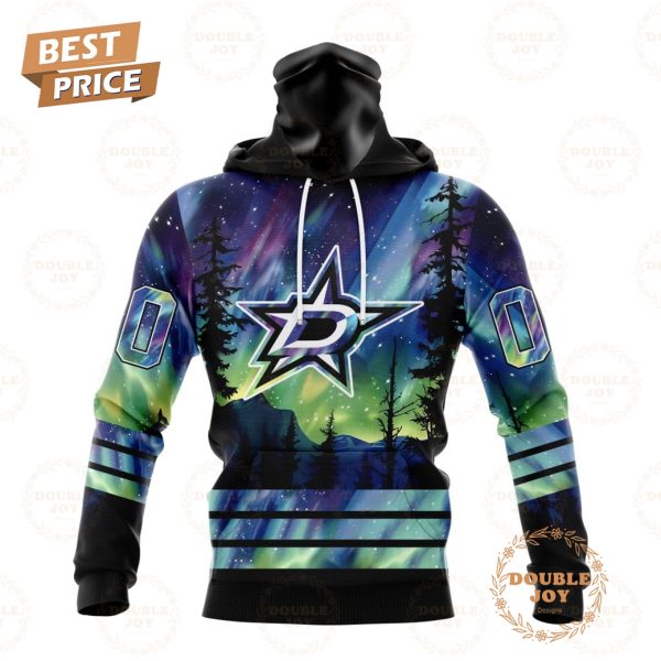 NHL Dallas Stars Special Design With Northern Lights 2024 Hoodie