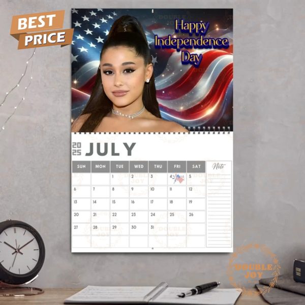 Ariana Grande 2025 Wall Calendar