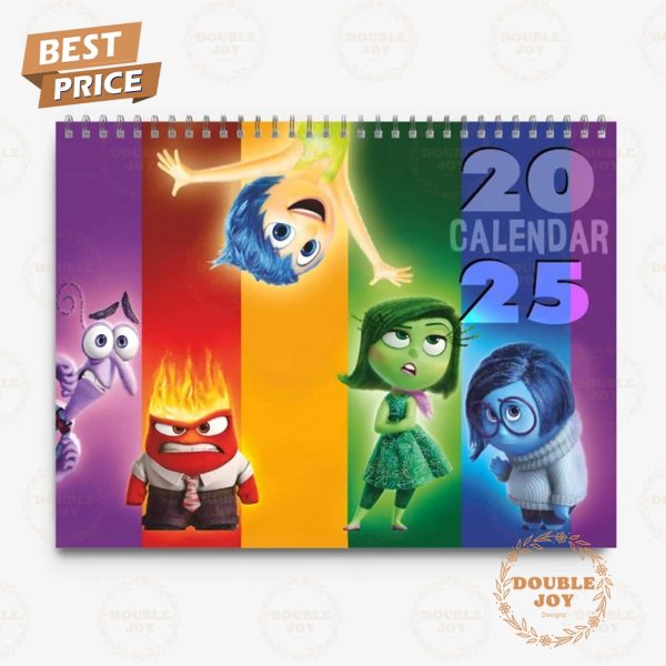 Inside Out 2 2025 Wall Calendar