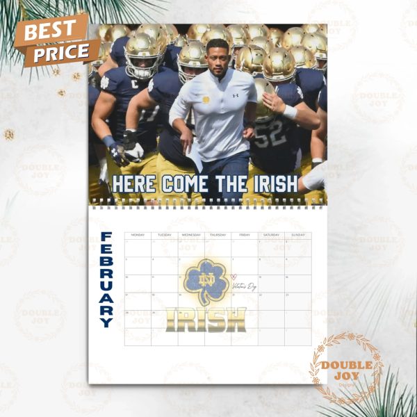 Notre Dame Fighting Irish 2025 Wall Calendar