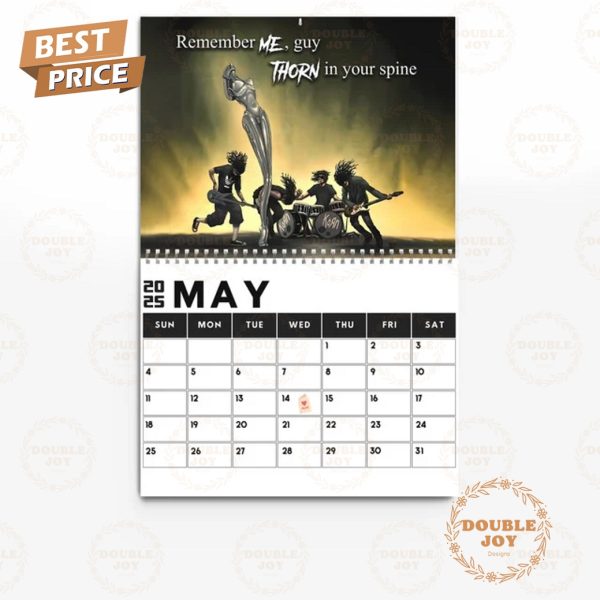 Korn Band 2025 Wall Calendar