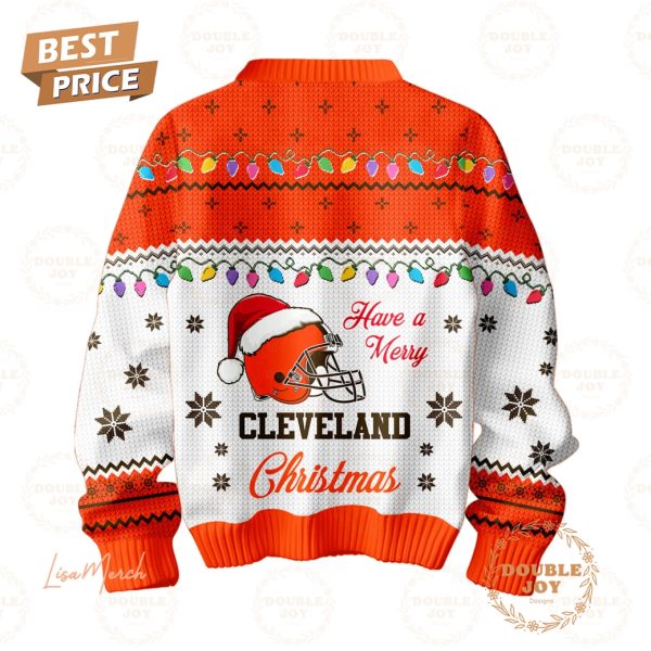 Have A Merry NFL Cleveland Browns Christmas Sweater