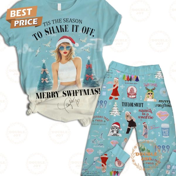 Tis The Season To Shake It Off, Merry Christmas! Taylor Swift Fleece Pajamas Set