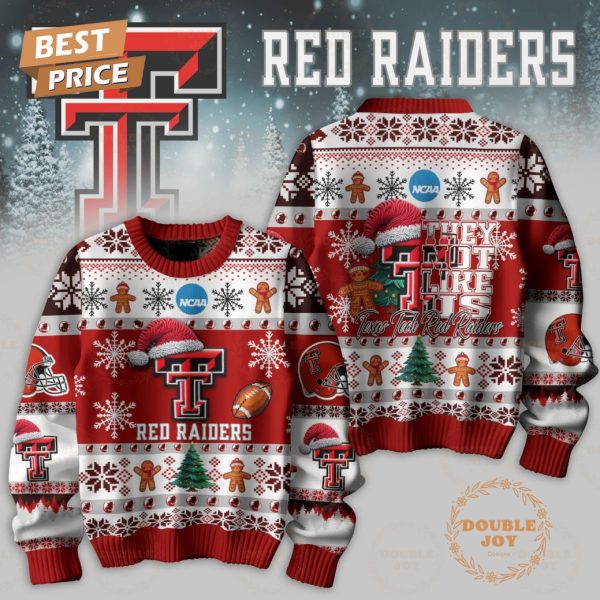 NCAA They Not Like Us Texas Tech Red Raiders Merry Christmas Sweater